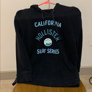 Blue Hollister 3/4th Sleeve Sweatshirt